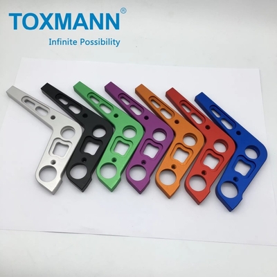 شیفتر بیل کرینک دو بار بارگیری کوتاه پرتاب CNC فرش قطعات آلومینیوم 6061-T6 آنودیزه دقت بالا