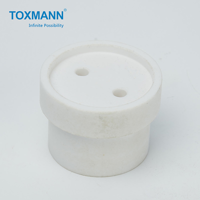 قطعات ماشینکاری تراش CNC تبدیل شده POM پلاستیکی درج رزوه ها سطح سوراخ کردن