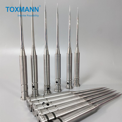 پین های هسته قالب SKD61 سخت شده 0.002 میلی متر، پین های پانچ دای برای ابزارهای پلاستیکی پزشکی