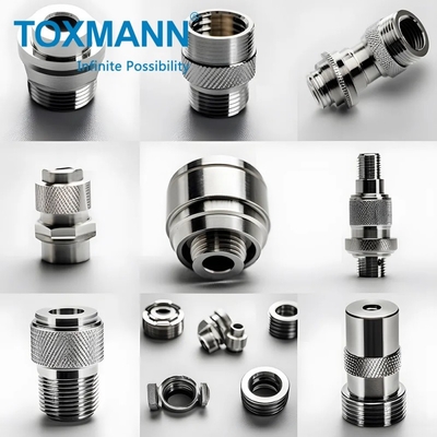 OEM CNC ماشینکاری خدمات سفارشی سازی فولاد ضد زنگ آلومینیوم قطعات رشته ای CNC ماشینکاری