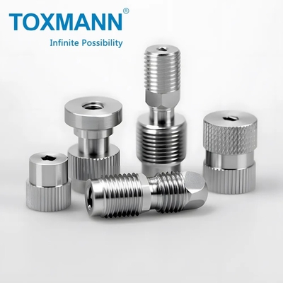 OEM CNC ماشینکاری خدمات سفارشی سازی فولاد ضد زنگ آلومینیوم قطعات رشته ای CNC ماشینکاری
