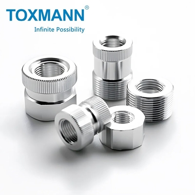 OEM CNC ماشینکاری خدمات سفارشی سازی فولاد ضد زنگ آلومینیوم قطعات رشته ای CNC ماشینکاری