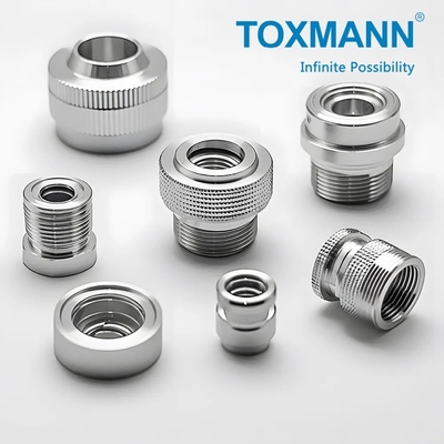 OEM CNC ماشینکاری خدمات سفارشی سازی فولاد ضد زنگ آلومینیوم قطعات رشته ای CNC ماشینکاری