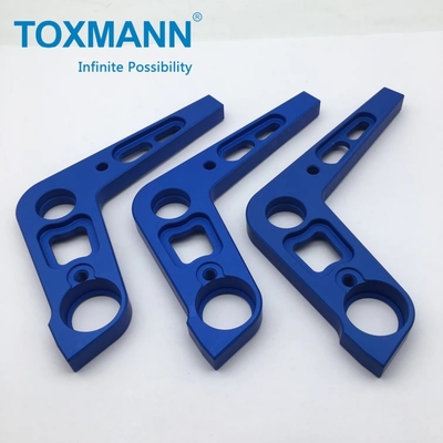 شیفتر بیل کرینک دو بار بارگیری کوتاه پرتاب CNC فرش قطعات آلومینیوم 6061-T6 آنودیزه دقت بالا