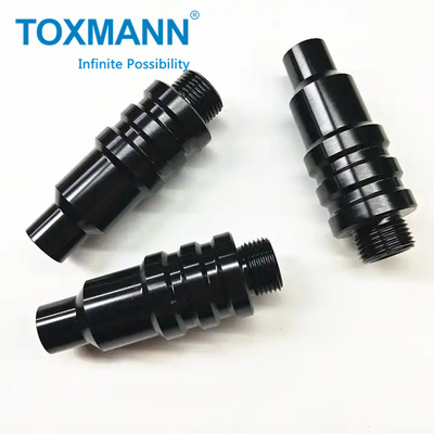 لوازم ساختمانی پین شفت ماشینکاری CNC خدمات چرخش آلومینیوم سخت افزار روشن دایره ای استار پین