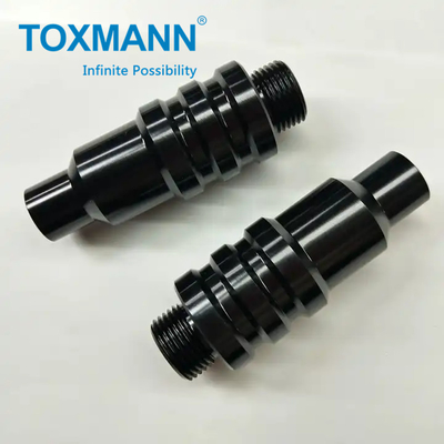 لوازم ساختمانی پین شفت ماشینکاری CNC خدمات چرخش آلومینیوم سخت افزار روشن دایره ای استار پین