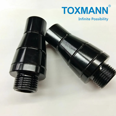 لوازم ساختمانی پین شفت ماشینکاری CNC خدمات چرخش آلومینیوم سخت افزار روشن دایره ای استار پین